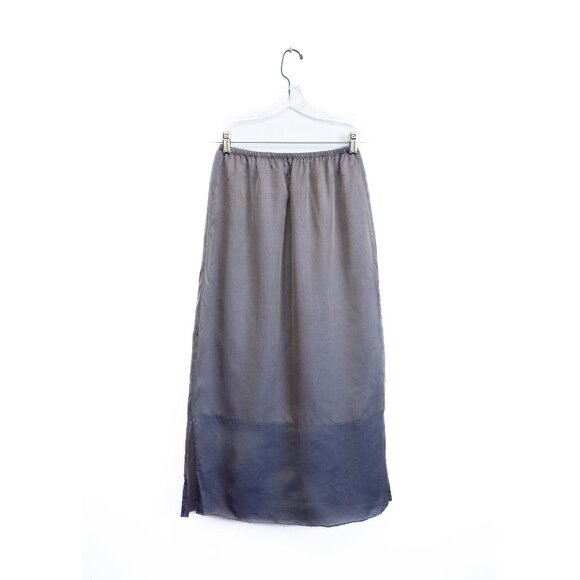 Peter Cohen Iridescent Maxi Skirt in Blue and Cream - Picture 1 of 10